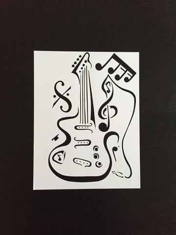 Electric Guitar Papercut